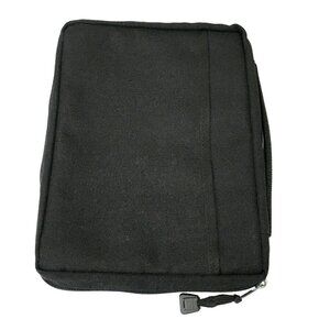 Bible Cover Organizer Black Fabric Size Large
